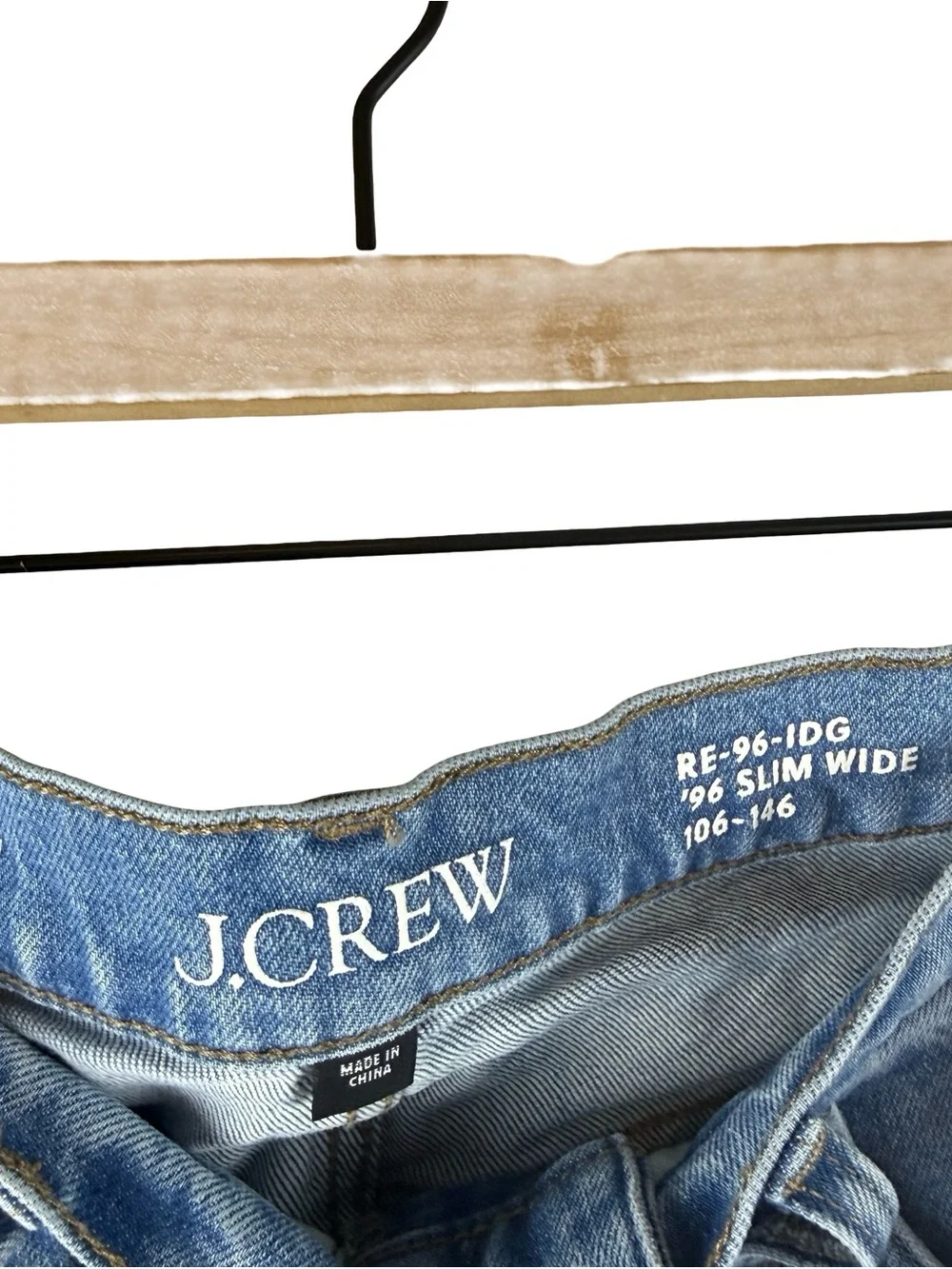 J. Crew High-rise slim-wide jean in 1996 semi-stretch